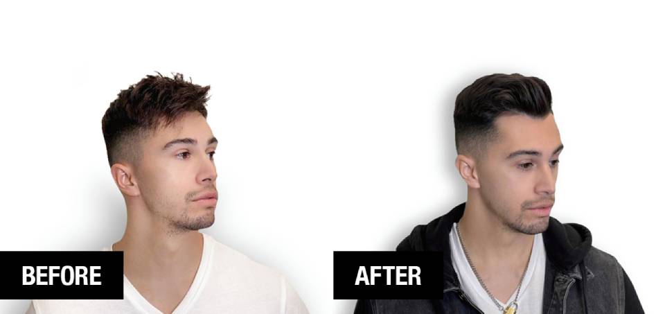sexy hair pompadour styling step by step