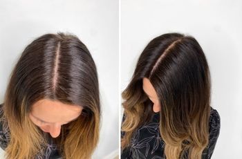 Redken before and after express balayage